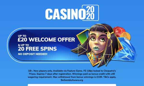 New Casino Free Spins 2020